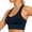 Black, variant on Wang6 Cropped Racerback Workout Tank Tops for Women Trendy Ribbed Workout Bras Sleeveless Yoga Tops Summer Crew Neck Running Gym Sports Shirts Dark Gray XL