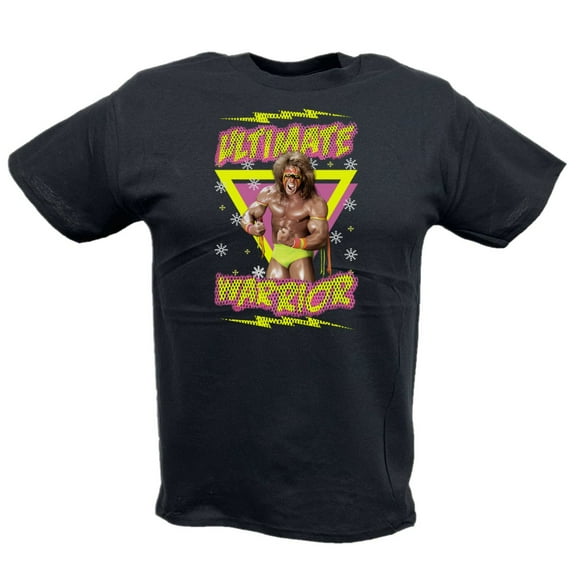 Ultimate Warrior Christmas Kids Youth Black T-shirt