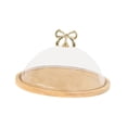 thumbnail image 2 of Soporte para tartas con cúpula transparente para guardar postres, ideal para exhibir en tiendas, fiestas y cumpleaños. SG, 2 of 9