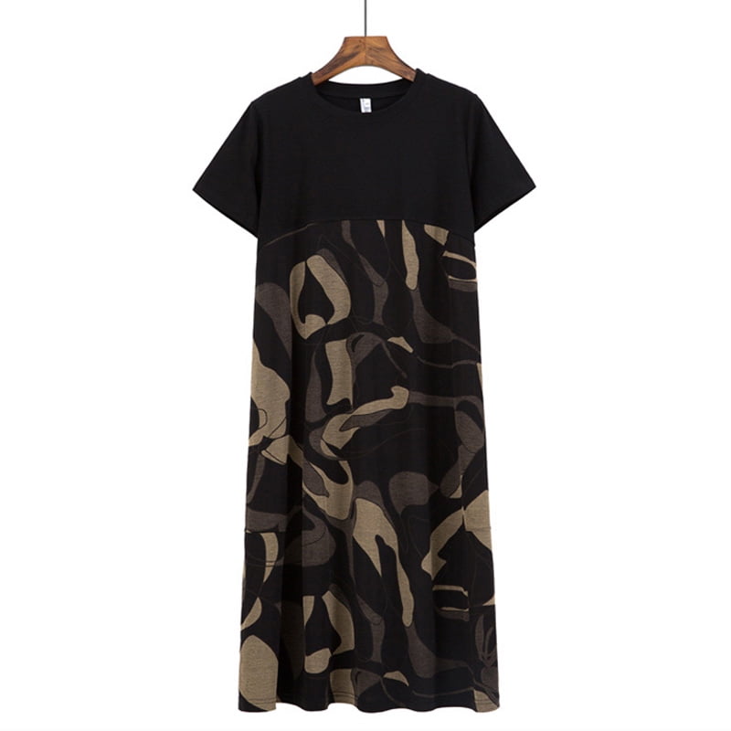 plus size t shirt midi dress