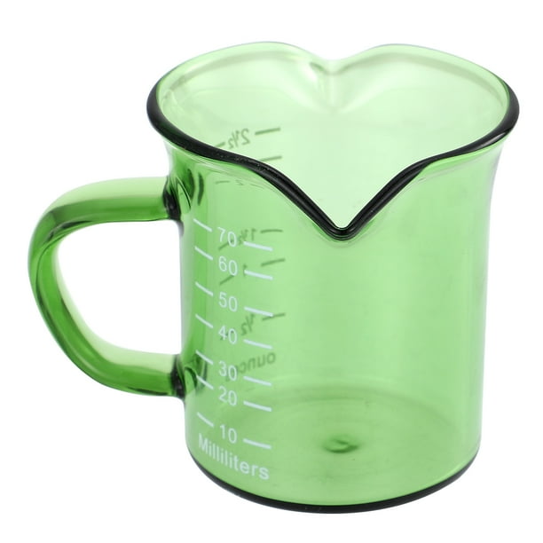 Taza medidora de vidrio Taza de café de vidrio Vaso medidor de leche Vaso para beber casero Taza de café