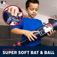 thumbnail image 4 of Franklin Sports MLB 21" Soft Sport Bat & Ball - Blue  - Lightweight Kids Bat + Ball Set - Soft PVC Cover, 4 of 11