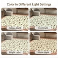 thumbnail image 7 of ODIKA 6'x9' Washable Area Rug Cherry Checkered Border Sprigs Flowers Door Clusters Cherries Flowing Dynamic for Queen Size Bedroom, Under Bed, Master Suite, Easy Care, Non-Shedding, 7 of 7