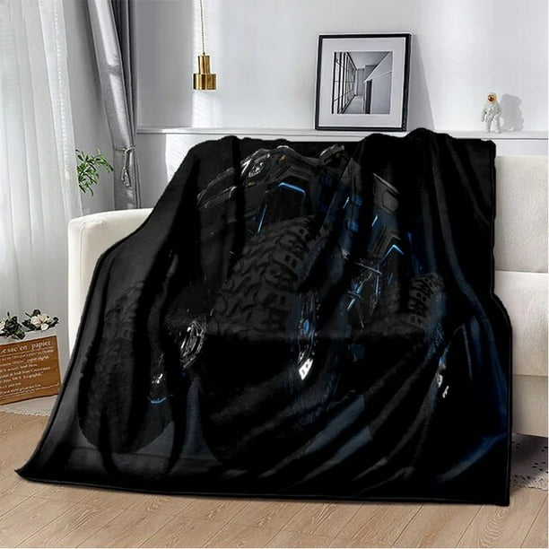 3D Monster Jam Monster Truck Cartoon Blanket Soft Throw Blanket for Home Bedroom Bed Sofa Picnic Travel Office Cover Blanket Kid LS