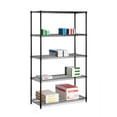 thumbnail image 4 of Honey-Can-Do 5-Shelf Heavy Duty Adjustable Storage Shelves, Black, Holds up to 800 lb per Shelf, 4 of 11