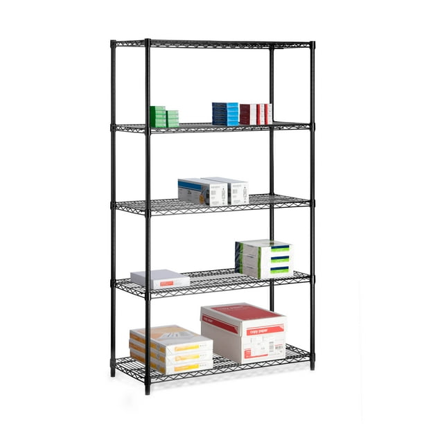 Honey Can Do 5Tier HeavyDuty Adjustable Shelving Unit With 800lb Per