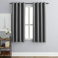 thumbnail image 1 of Hometrends Faux Silk Grommet Room Darkening Window Curtains Panel, 1 of 6