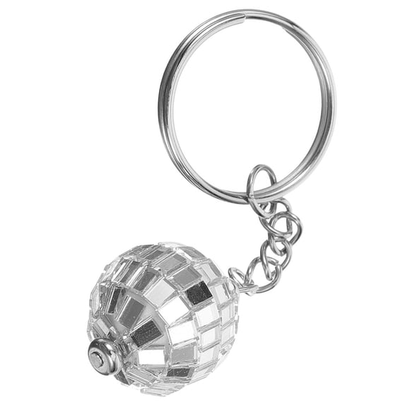 BESTYASH Bag Pendant Disco Ball Keychain Pendant 1Pack Key Decoration Retro Design
