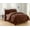 Chocolate Brown, variant on 8Piece Comforter & Sheet Set King Grey