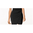 thumbnail image 3 of Crave Fame by Almost Famous Womens Juniors Faux-Wrap Tank Dress Black S, 3 of 3