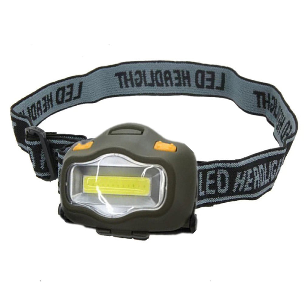 COB HEADLIGHT LED Headtorch Head Light Headlamp Waterproof Safety