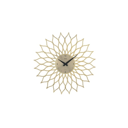 Modern wall clock with quartz movement from AMS AM W9359