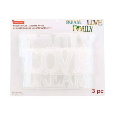 UPC: 0195158737783 | Assorted Words Silicone Mold Set by Craft Smart®