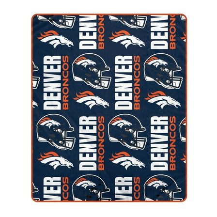 Pegasus Denver Broncos 50" x 60" Homefield Stacked Logos Ultra Soft Blanket