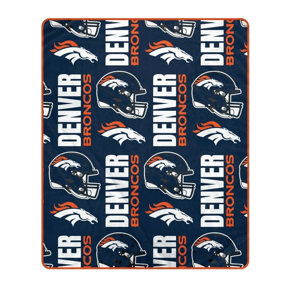 Pegasus Denver Broncos 50" x 60" Homefield Stacked Logos Ultra Soft Blanket