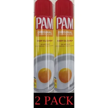 2x PAM Original Canola Oil Blend Non stick Cooking & Baking Spray 8 oz - 2 PACK