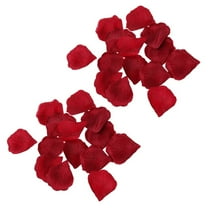 600Pcs Fabric Rose Petals Flower Favors for Wedding Party Decoration Red