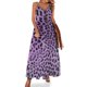 thumbnail image 1 of Vestido sin mangas con estampado de leopardo brillante ultravioleta para mujer, vestidos de fiesta de verano, 1 of 7