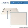 thumbnail image 5 of DreamLine SlimLine 36 in. D x 36 in. W x 2 3/4 in. H Center Drain Single Threshold Shower Base in Biscuit DLT-1136360-22, 5 of 6