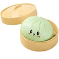 thumbnail image 2 of Giant Dumpling Squish-y, 3.9 Inch Jumbo Dumpling Stress Ball, Dumplings Squish-y Large Anxiety Relief Fidget Toy, Soft Squeeze Decompression Dough, Sensory Toys for Autism, 2 of 6