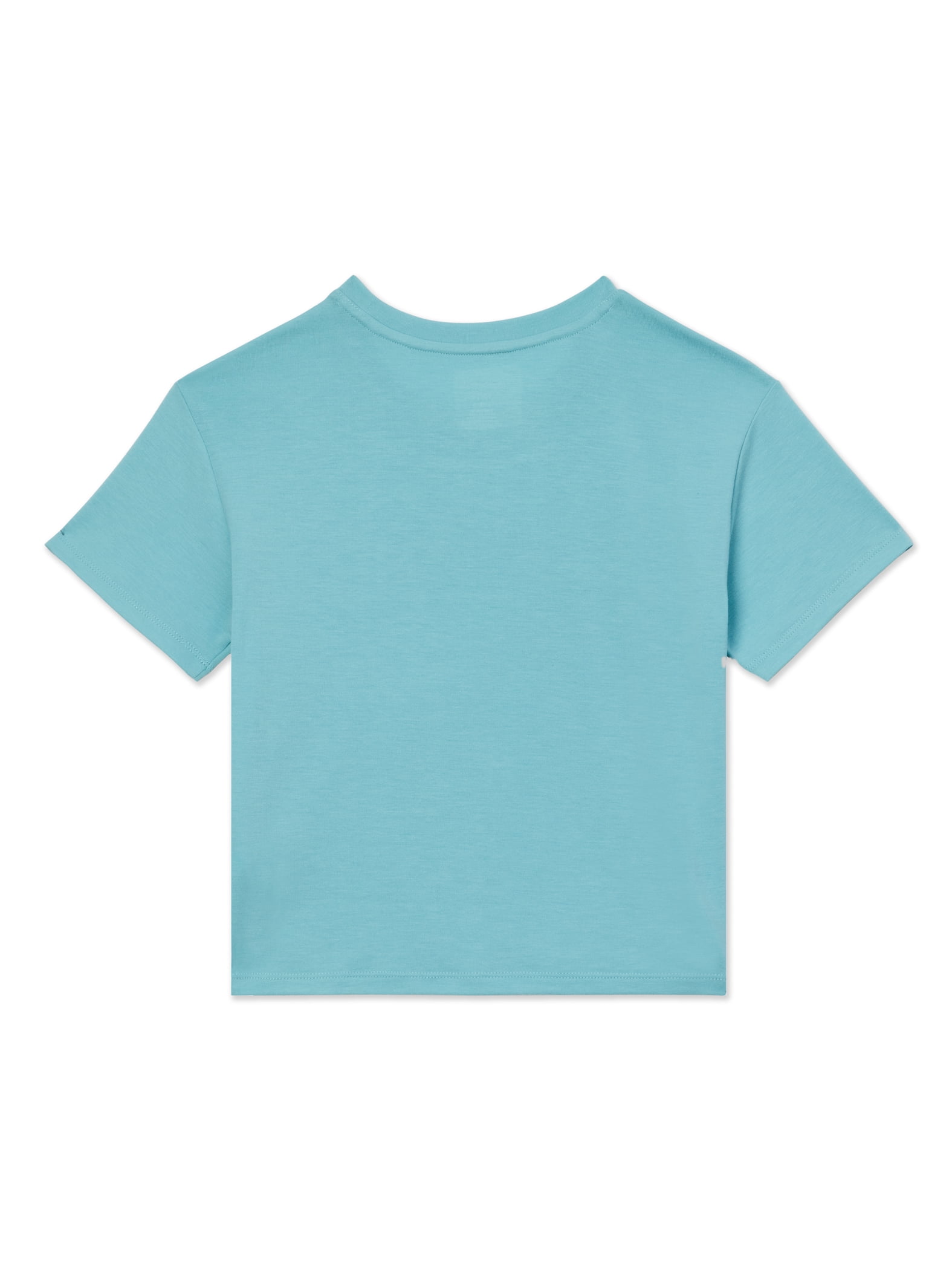 Reebok Girls Relay Slinky Jersey Cropped Short Sleeve T-Shirt, Sizes 4-18