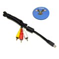 thumbnail image 2 of HQRP AV Cable Mini USB To 3 RCA for Canon PowerShot SX200 IS, SX210 IS, SX220 HS, SX230 HS, SX240 HS, SX260 HS, SX270 HS, SX280 HS Digital Camera + HQRP Coaster, 2 of 3