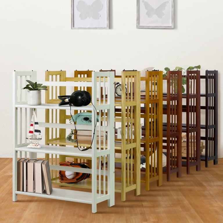 Stackable Bookcases with Adjustable Shelves