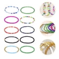 thumbnail image 4 of MasteelfCA 10pcs Beaded Ankle Chain Bohemian Style Anklet Foot Chain Summer Ankle Jewelry, 4 of 7