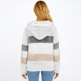 thumbnail image 5 of Fashion Oversize Winter Coats for Women Women Plus Size Winter Warm Loose Plush Zip Hooded Jacket Coat, 5 of 5