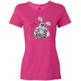 thumbnail image 3 of Inktastic Happy Easter Bunny Rabbit Women's T-Shirt, 3 of 5
