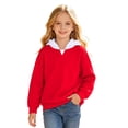 thumbnail image 5 of Kids Hoodies for Girls and Boys Red Hoodie Casual Long Sleeve Hoodies Fall Little Girls Clothes Size 9-10 Years, 5 of 5