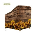 thumbnail image 7 of Renewold Waterproof Patio Chair Covers Anti-UV Weather-Resistant Patio Lounge Chair Covers Furniture Protection Fits up to 29W x 33D x 36H Inches, Sunflower Brown Wood Grain, 7 of 7