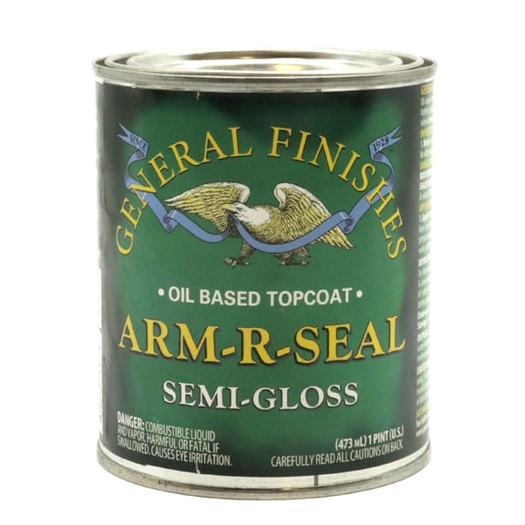 General Finishes Arm-R-Seal Oil Based Topcoat - 1 Pint - Semi-Gloss