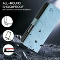 thumbnail image 6 of Compatible with Samsung Galaxy Z Fold 5 Case, Classic PU Leather Durable Slim Thin Full-Body Protective Shockproof Magnetic Closure Phone Case for Samsung Galaxy Z Fold 5 5G, Lightblue, 6 of 6