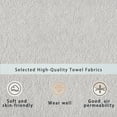 thumbnail image 5 of Modern Curved Combination Sofa, Terrycloth Fabric Sofa, Minimalist Sofa in Living Room, Apartment, No Assembly Required, Three Pillows (Gray), 5 of 12