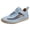 Sky Blue, variant on Pandaie Womens Mens Leather Casual Shoes Comfortable Mesh Fashion Sneakers Breathable Dress Walking Driving Loafers Size 6-11