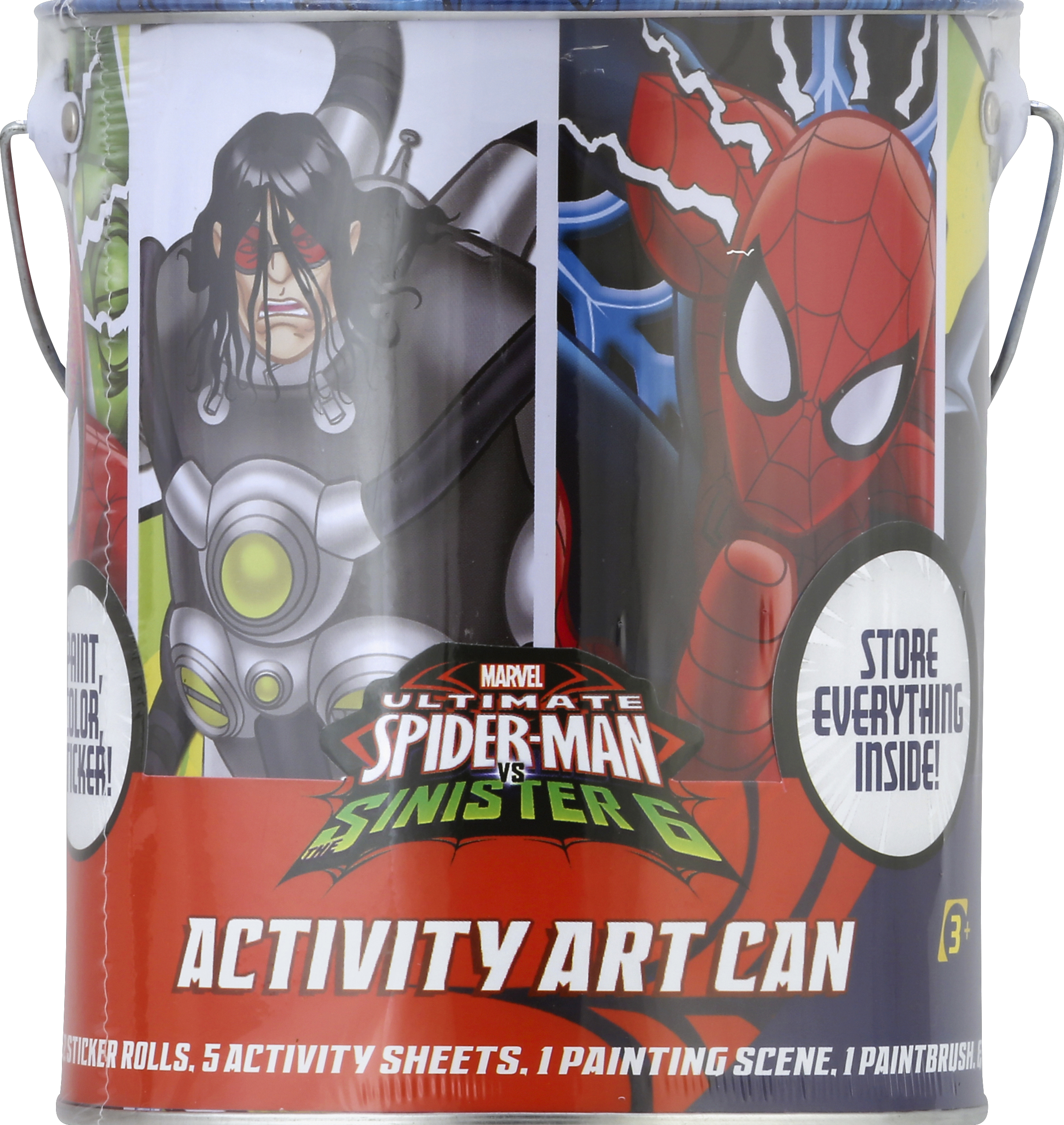 Spiderman Small Activity Art Can - image 2 of 2