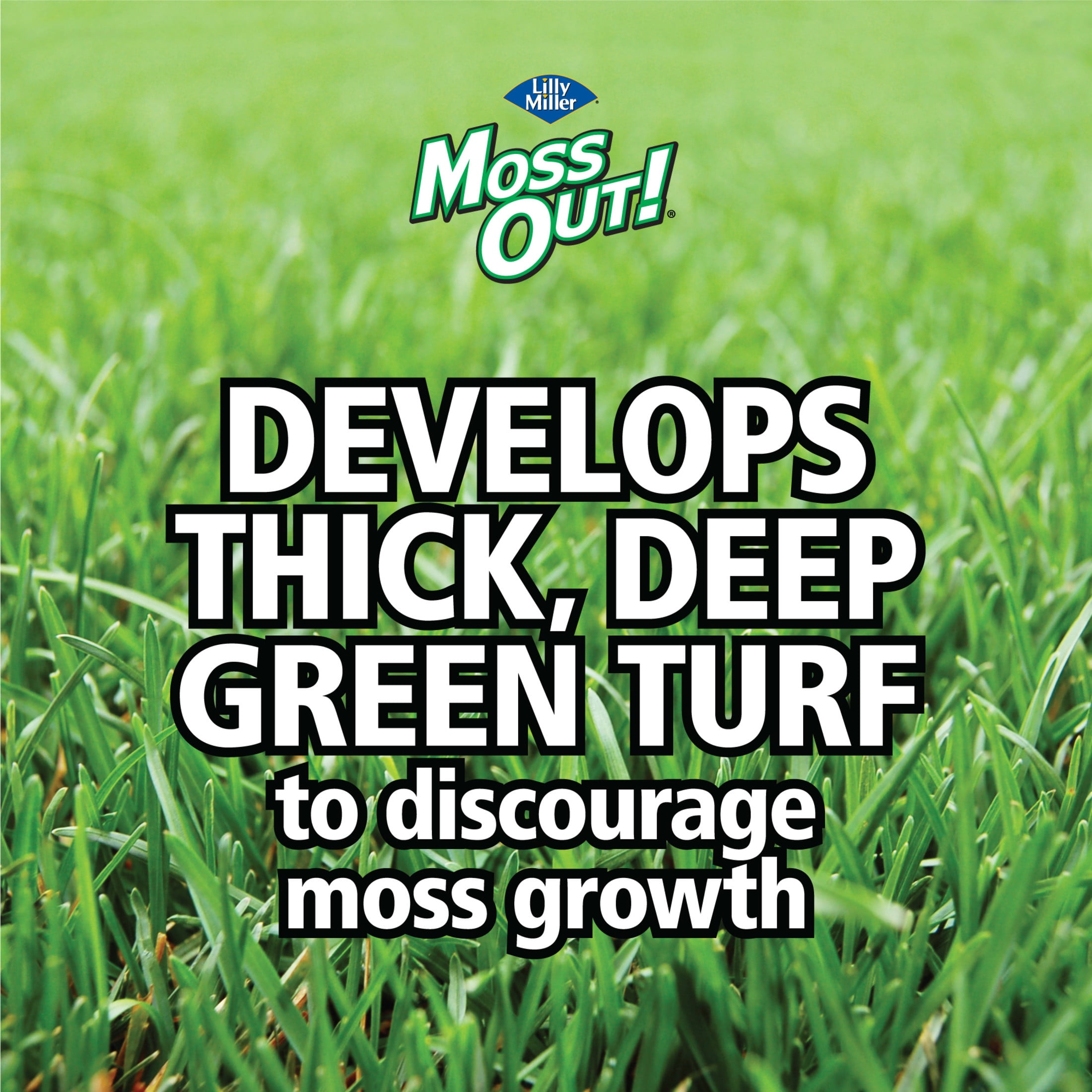 Lilly Miller Moss-Out Plus Lawn Fertilizer, 20 lb., Covers up to 5,000 sq. ft.