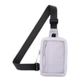 thumbnail image 1 of Bolso de pecho Yinane para hombre y mujer deportivo resistente al agua Gris 19 cm x 13,5 cm, 1 of 8
