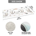 thumbnail image 2 of Bath Mat Soft Plush Non-Slip Absorbent Bathroom Rugs 39"x20" Cute Elephant Heads Face, 2 of 8