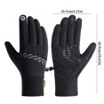 thumbnail image 3 of Xihbxyly Guantes de Ciclismo para Hombre, Impermeables, con Aislamiento Térmico, Dedos Compatibles con Pantalla Táctil, Agarre Antideslizante, para Senderismo, Esquí y Deportes de Invierno, Ajuste Có, 3 of 7
