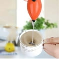 thumbnail image 5 of Mousseur à Lait Portatif Électrique pour Café et Boissons, Mélangeur en Acier Inoxydable avec Mousse, 5 of 5