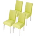 thumbnail image 1 of CANDeal 4PCS Dining Room Chair Covers Slipcovers Set, Spandex Fabric Fit Stretch Removable Washable Short Kitchen Chair Covers Protector for Dining Room, Hotel, 1 of 4