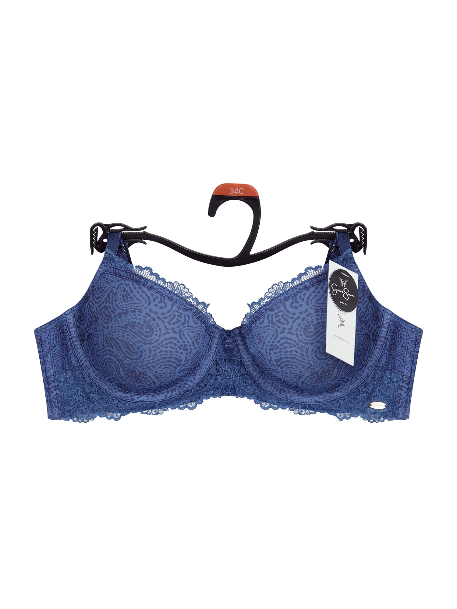 Jessica Simpson Women's Lace & Micro Demi Bra, Size 34B-40DD