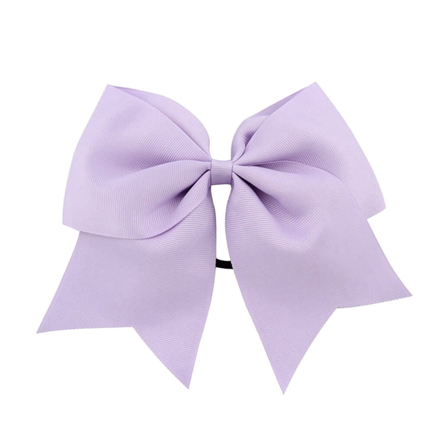 Grand Bandeau Nœud Papillon en Caoutchouc Extensible Décoratif Sans Accroc Porte-Queue Élastiques Sans Couture Violet