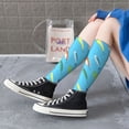 thumbnail image 6 of Balery Different Color Fishing Bait Printed Novelty Socks Men's Women's Crew Socks Sports Socks Knee High Socks Cotton Socks Quirky and Cool Socks, 6 of 9
