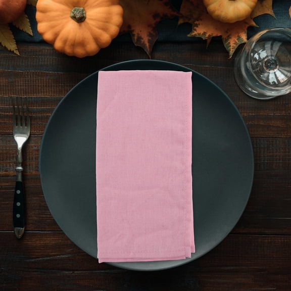 DEEPCRAFF 2Pcs Pink Decorative Place Mat Soft Heat Resistant Table Mats