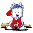 thumbnail image 2 of CafePress - Westie Diamond In The Ruff -  Round Wood Ornament 4", 2 of 2