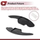 thumbnail image 4 of Accesorios interiores únicos Bargains 1 juego de extensiones de palanca de cambio de volante de plástico negro para Audi A3 2013-2016, 4 of 6