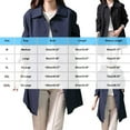 thumbnail image 2 of Women's Mid-Length Single-Breasted Trench Coat Fall Winter Jacket Casual Outerwear Work Office Coats With Lining, 2 of 5